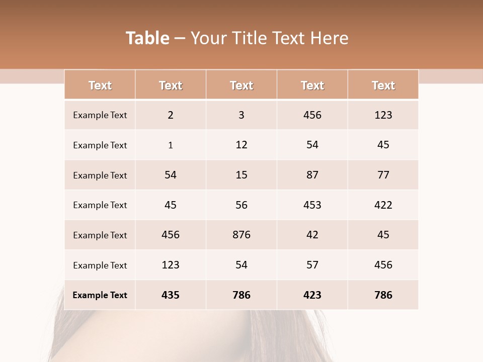 Beautiful Isolated Long PowerPoint Template