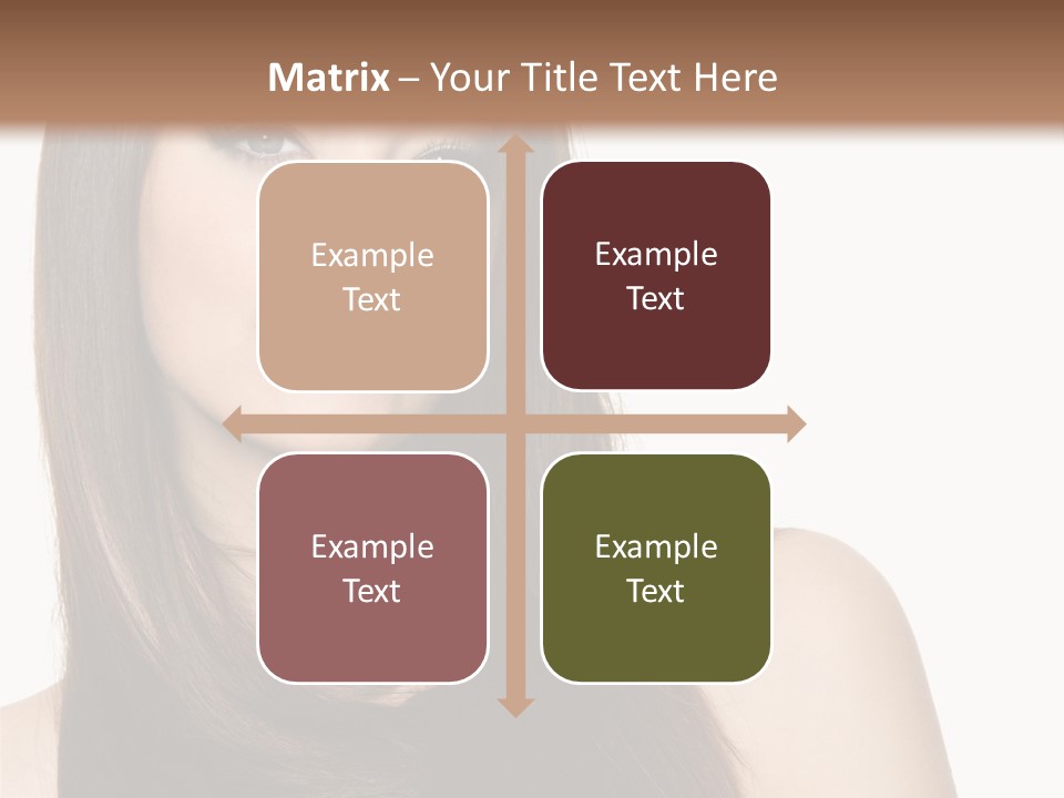 Sexy Woman Gloss PowerPoint Template