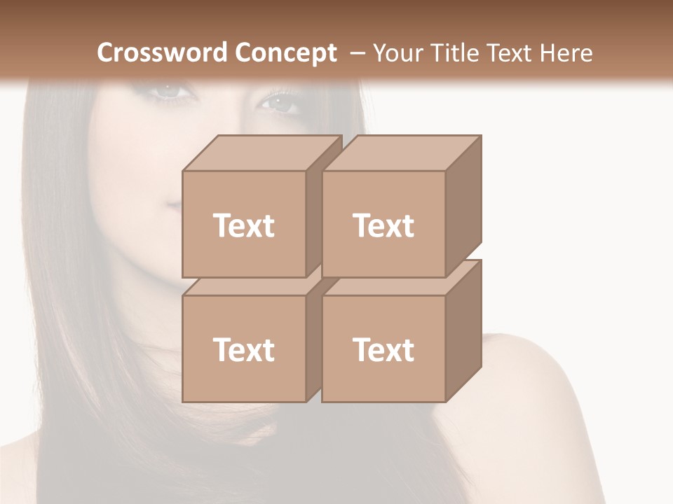Sexy Woman Gloss PowerPoint Template