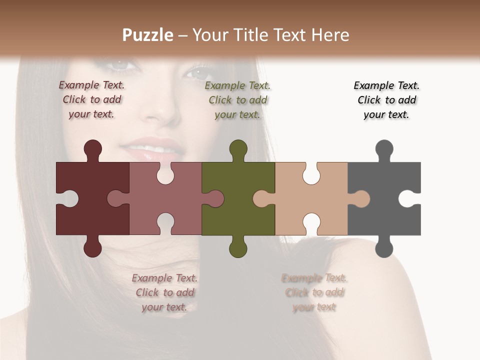 Sexy Woman Gloss PowerPoint Template