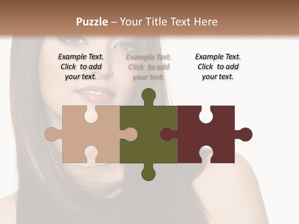 Sexy Woman Gloss PowerPoint Template