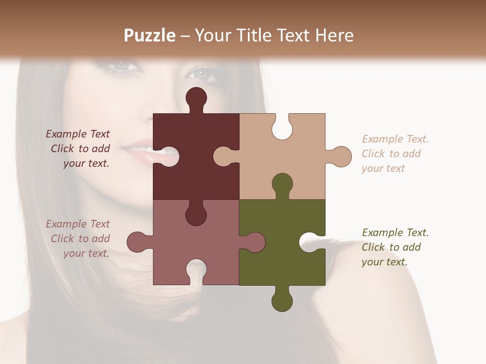 Sexy Woman Gloss PowerPoint Template