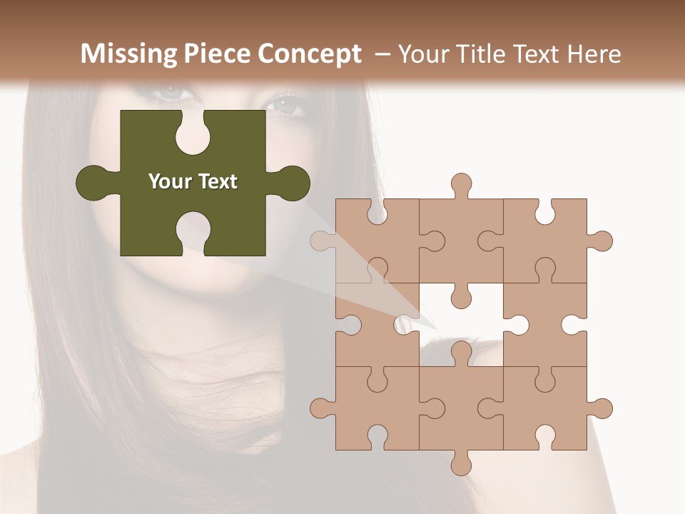 Sexy Woman Gloss PowerPoint Template