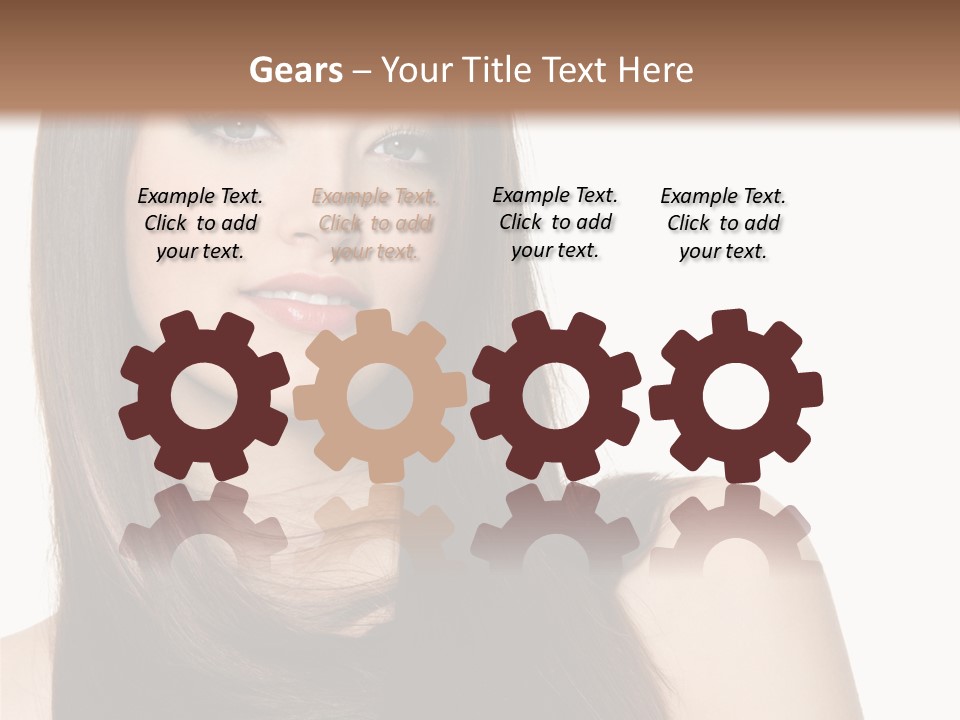 Sexy Woman Gloss PowerPoint Template