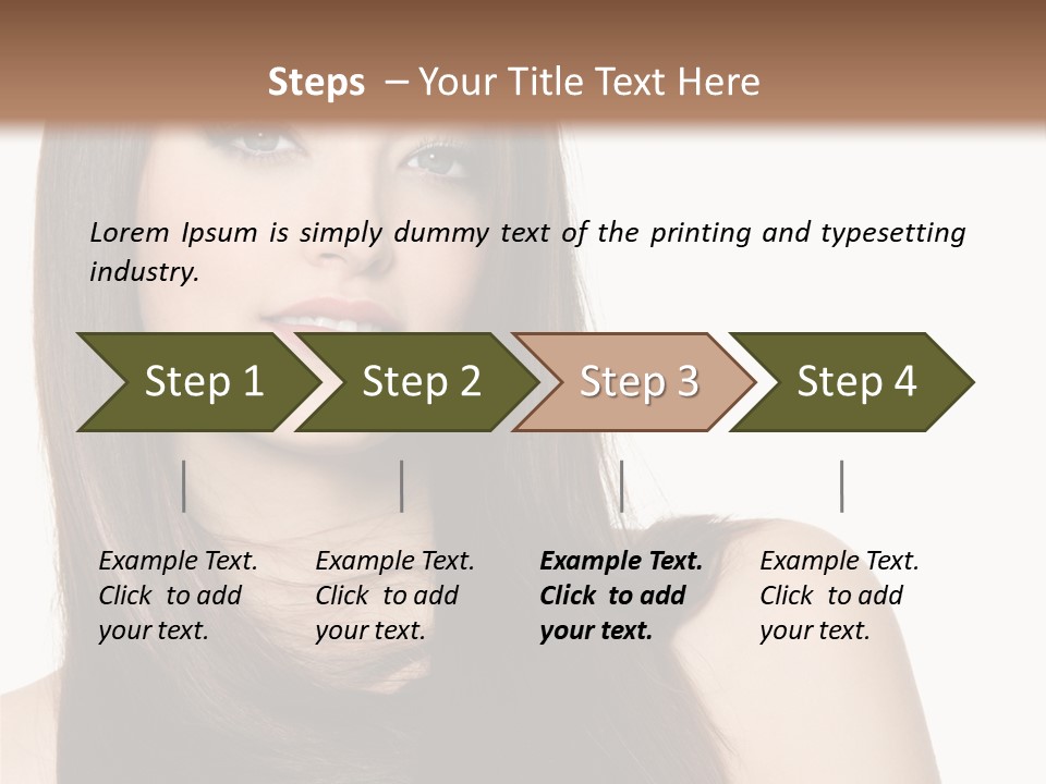 Sexy Woman Gloss PowerPoint Template