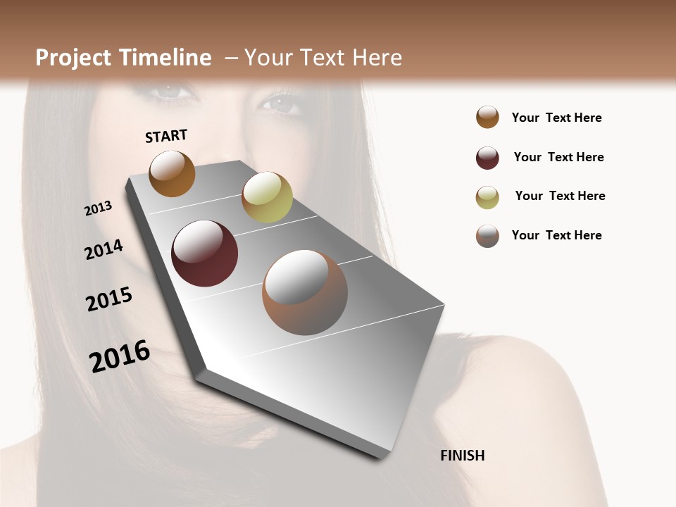 Sexy Woman Gloss PowerPoint Template