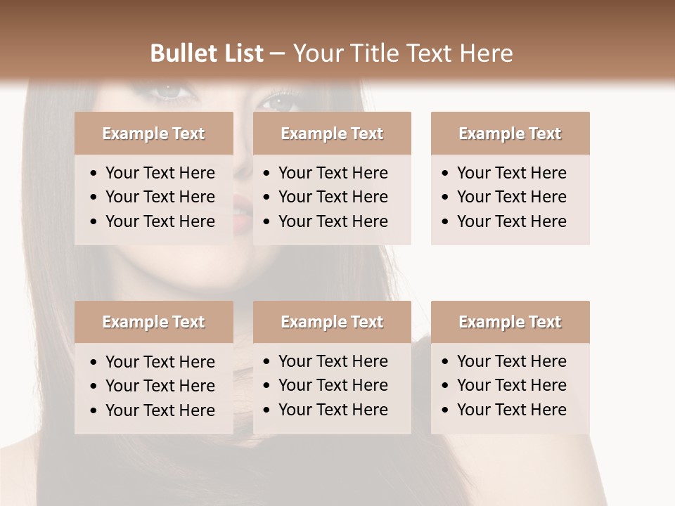 Sexy Woman Gloss PowerPoint Template