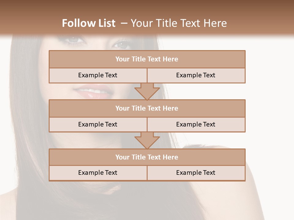 Sexy Woman Gloss PowerPoint Template