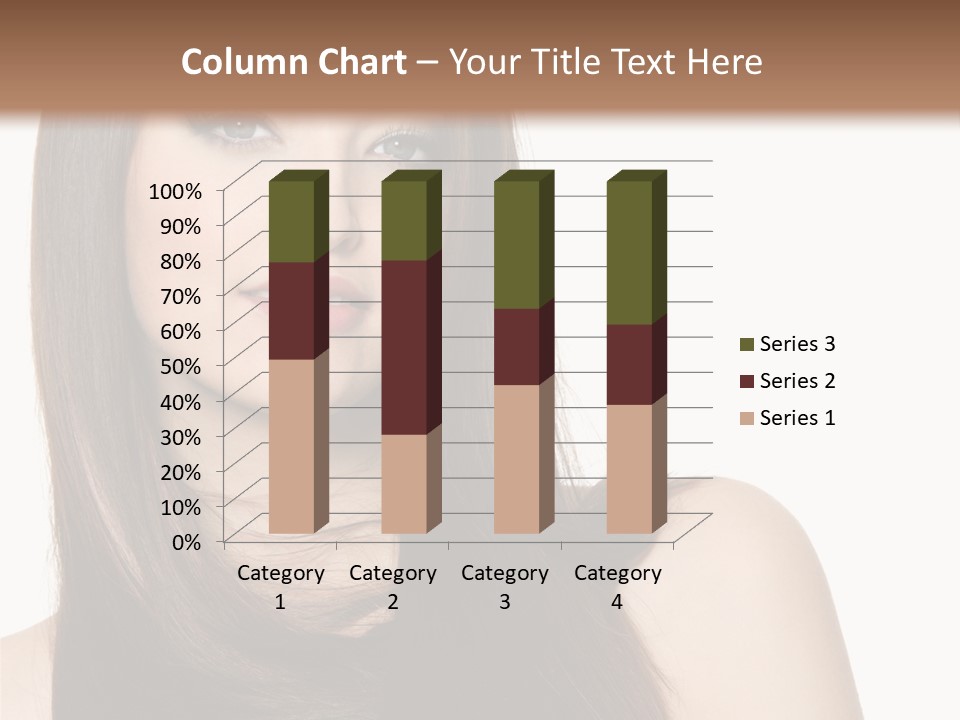Sexy Woman Gloss PowerPoint Template
