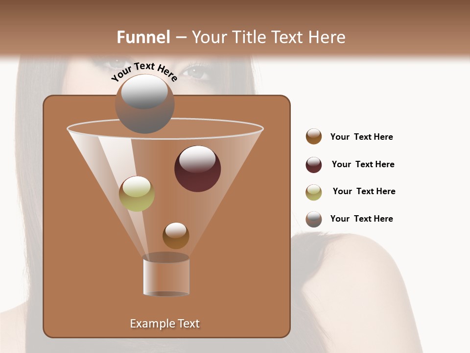 Sexy Woman Gloss PowerPoint Template