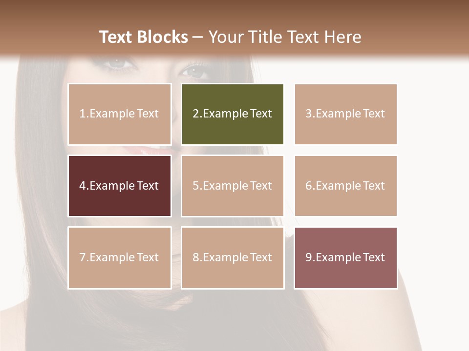 Sexy Woman Gloss PowerPoint Template