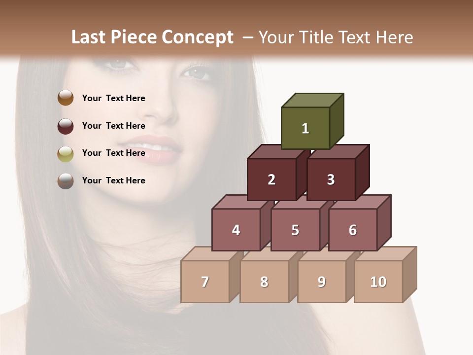 Sexy Woman Gloss PowerPoint Template