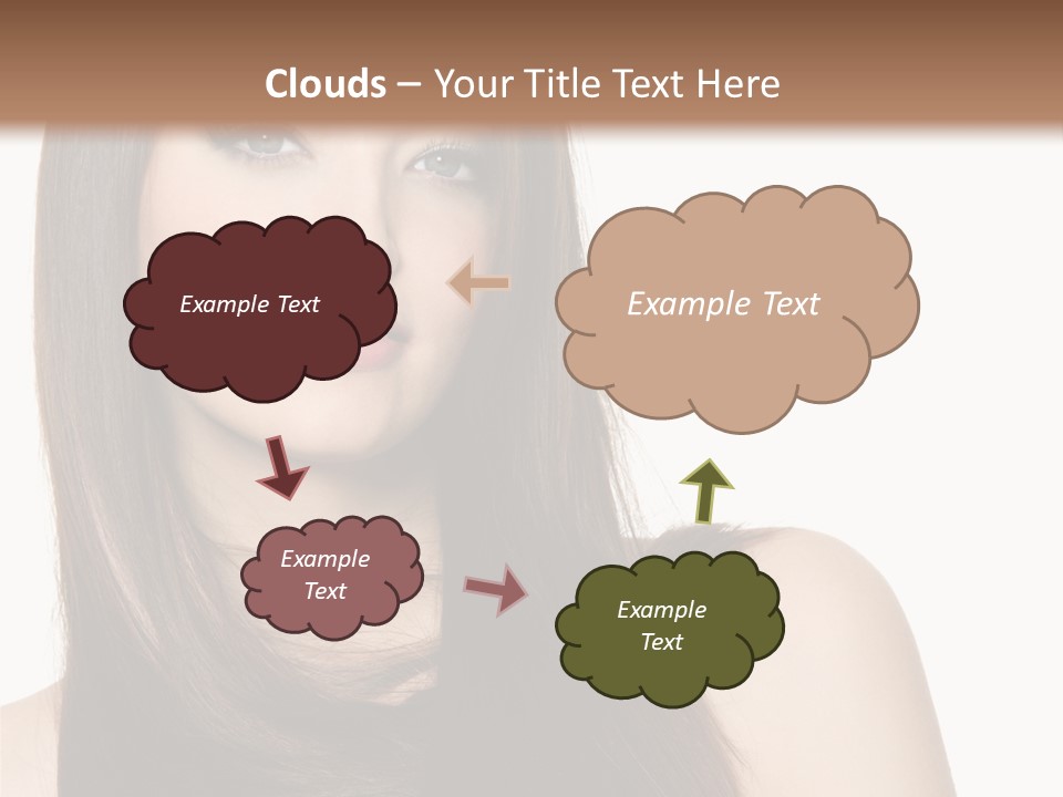 Sexy Woman Gloss PowerPoint Template