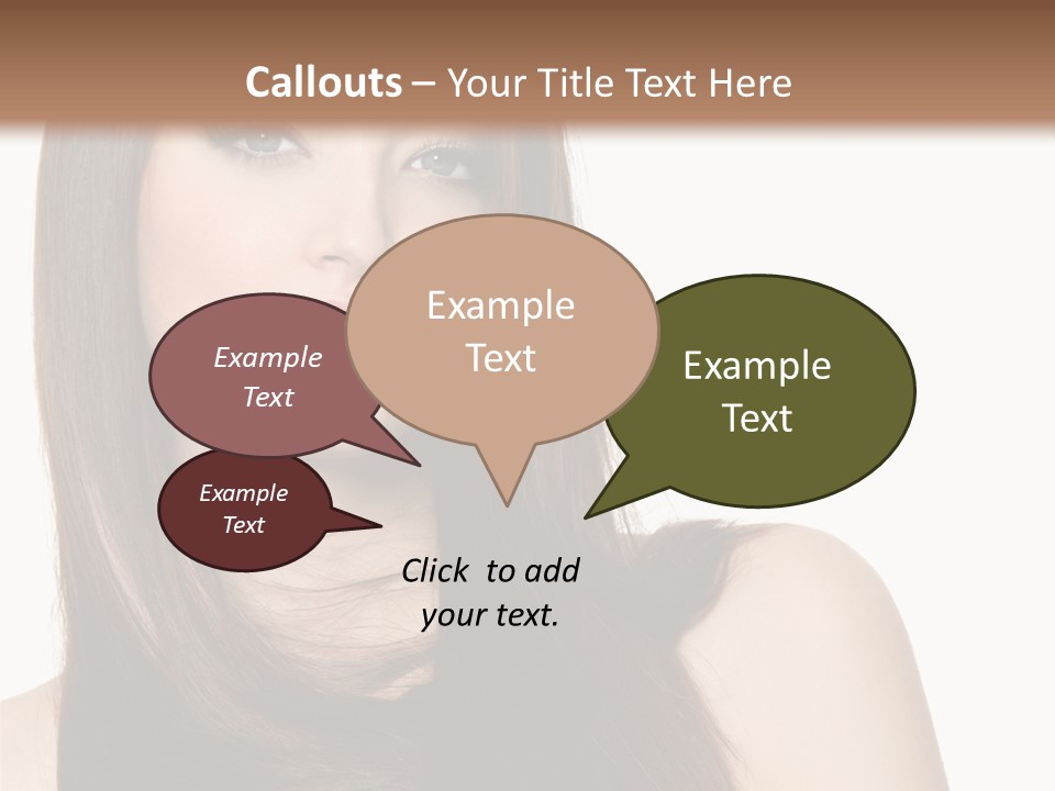 Sexy Woman Gloss PowerPoint Template