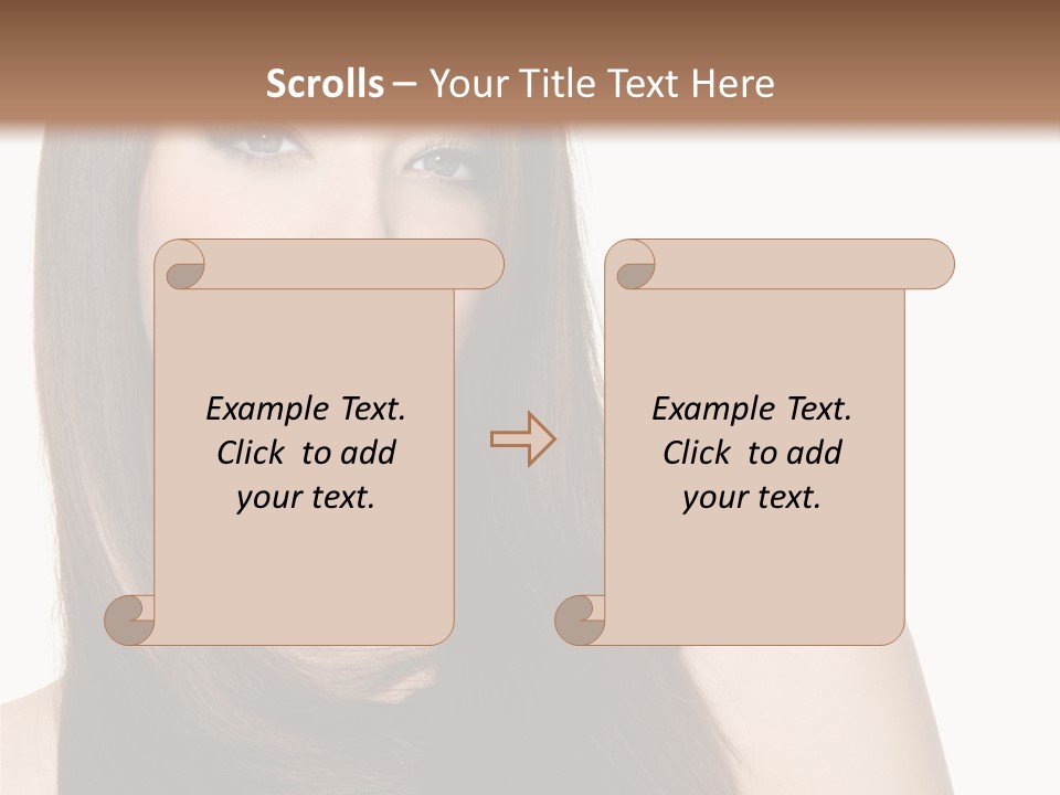 Sexy Woman Gloss PowerPoint Template