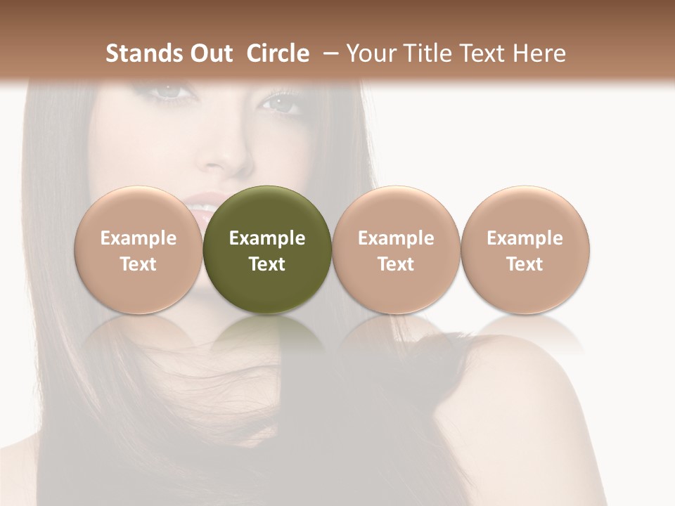 Sexy Woman Gloss PowerPoint Template