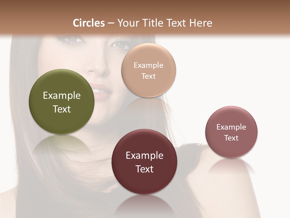 Sexy Woman Gloss PowerPoint Template