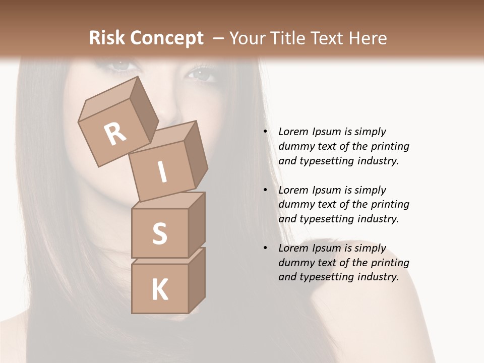 Sexy Woman Gloss PowerPoint Template