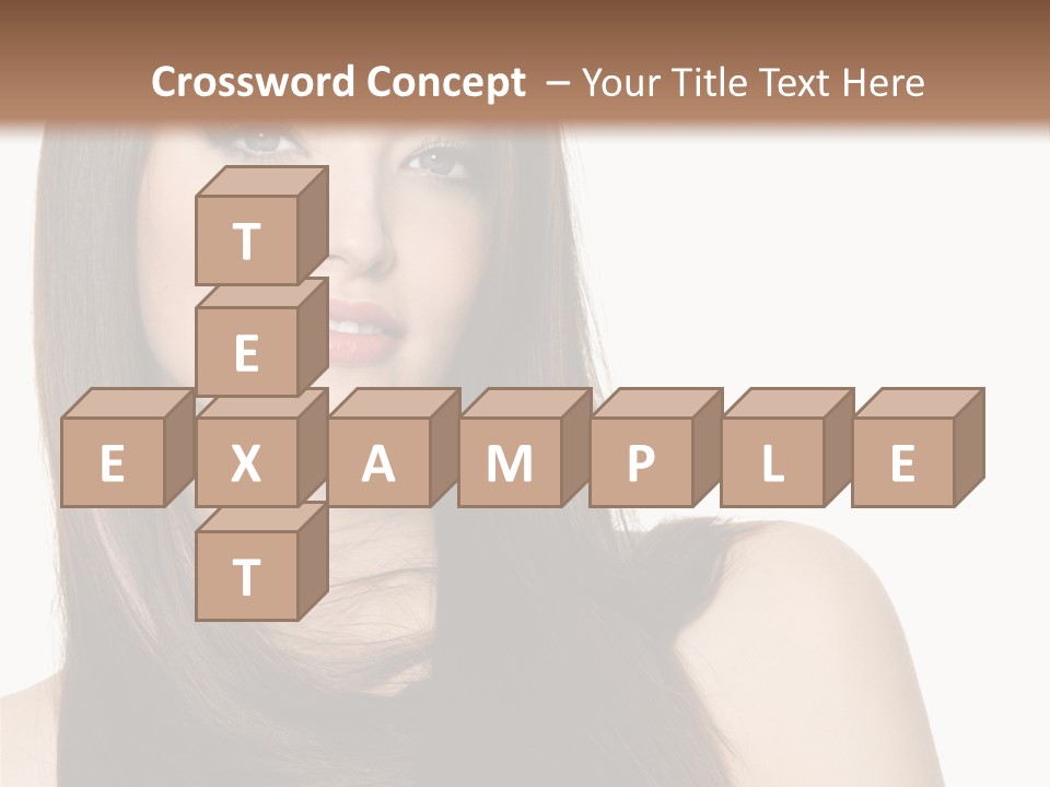 Sexy Woman Gloss PowerPoint Template