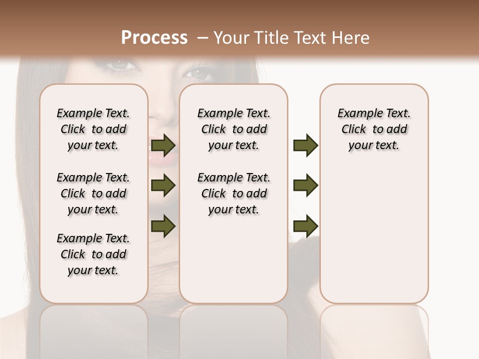 Sexy Woman Gloss PowerPoint Template