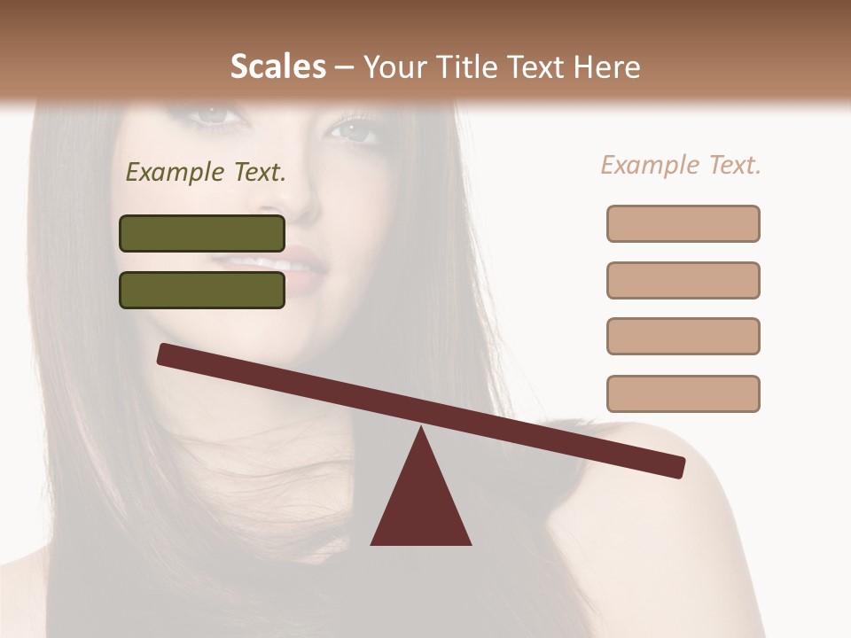 Sexy Woman Gloss PowerPoint Template