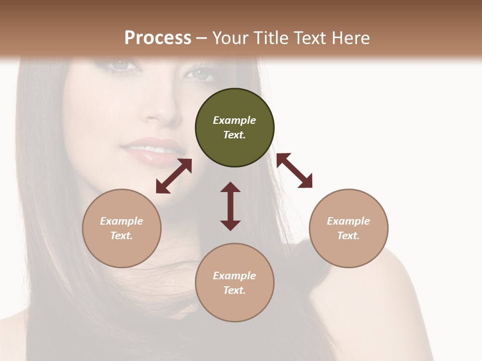 Sexy Woman Gloss PowerPoint Template