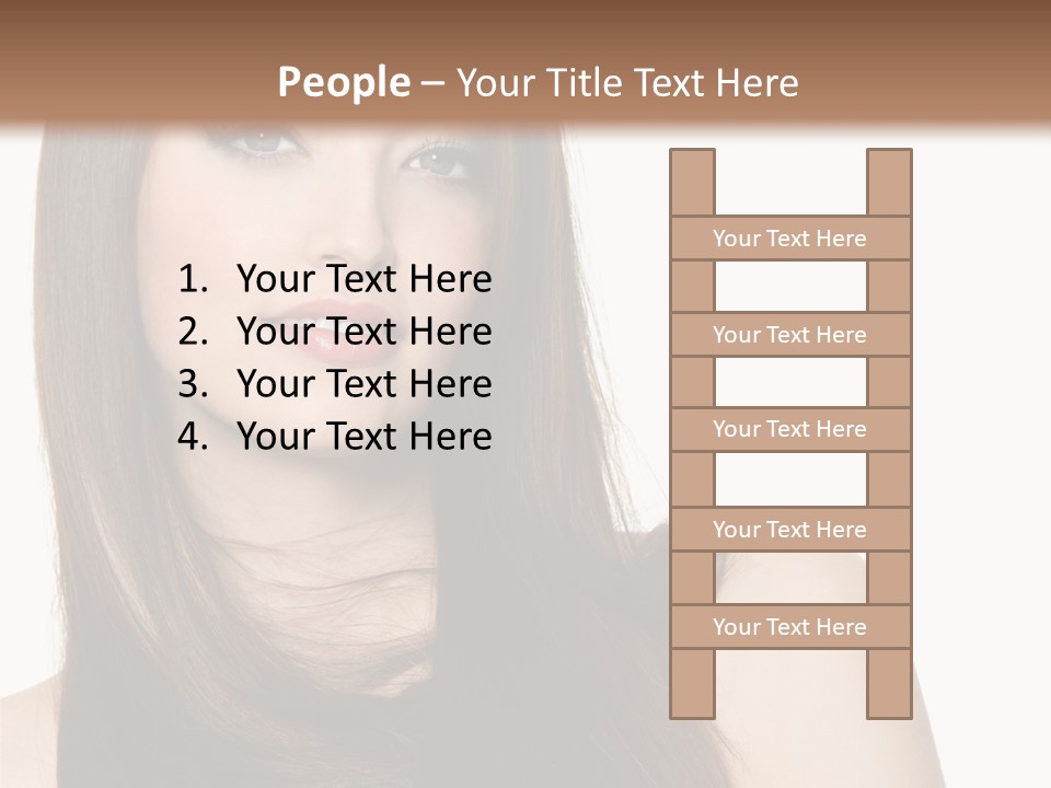 Sexy Woman Gloss PowerPoint Template