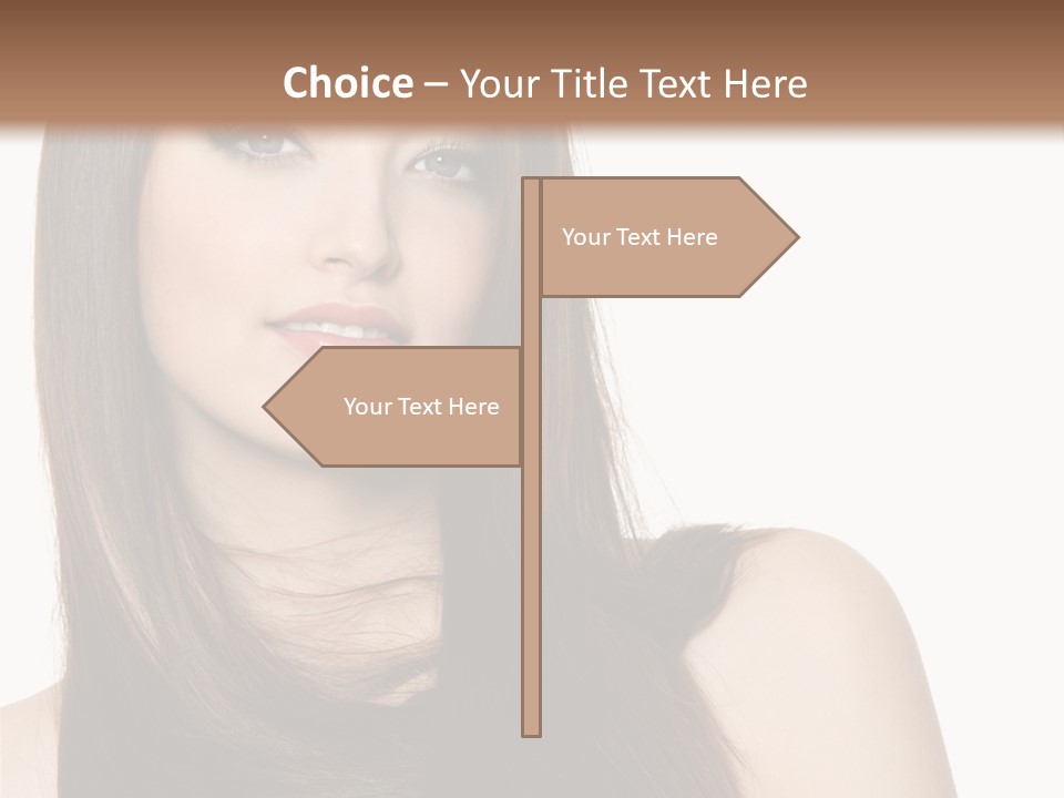 Sexy Woman Gloss PowerPoint Template