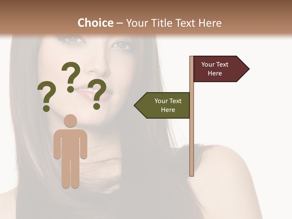 Sexy Woman Gloss PowerPoint Template