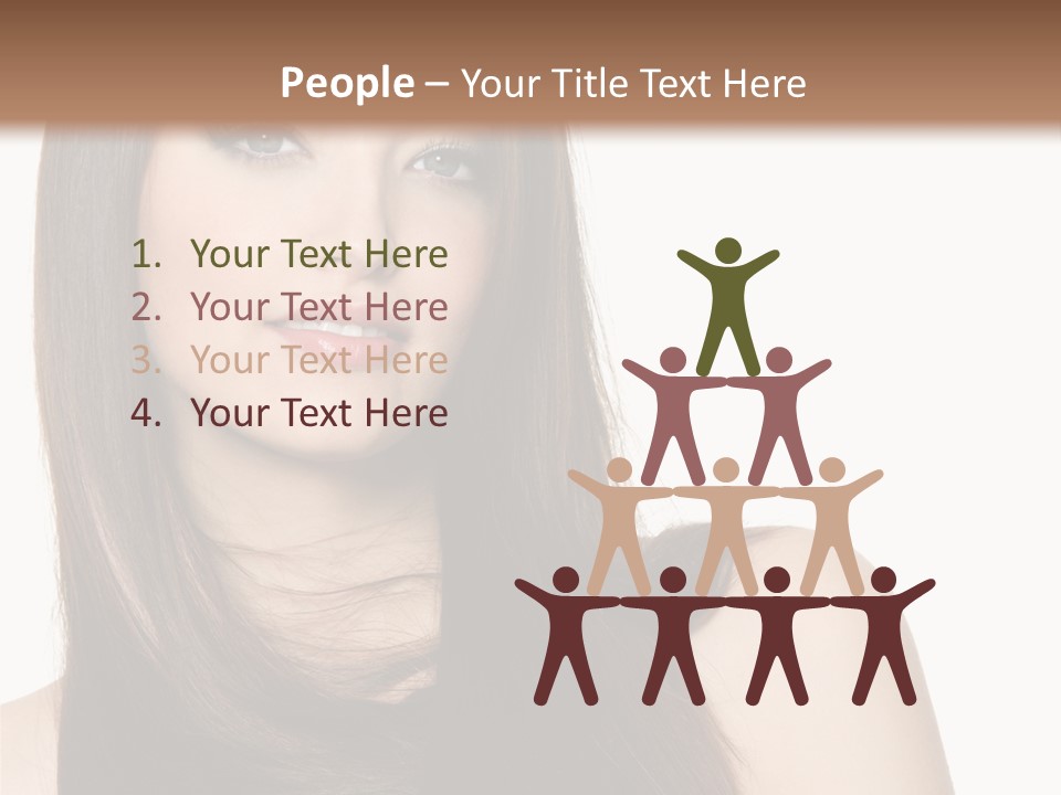 Sexy Woman Gloss PowerPoint Template