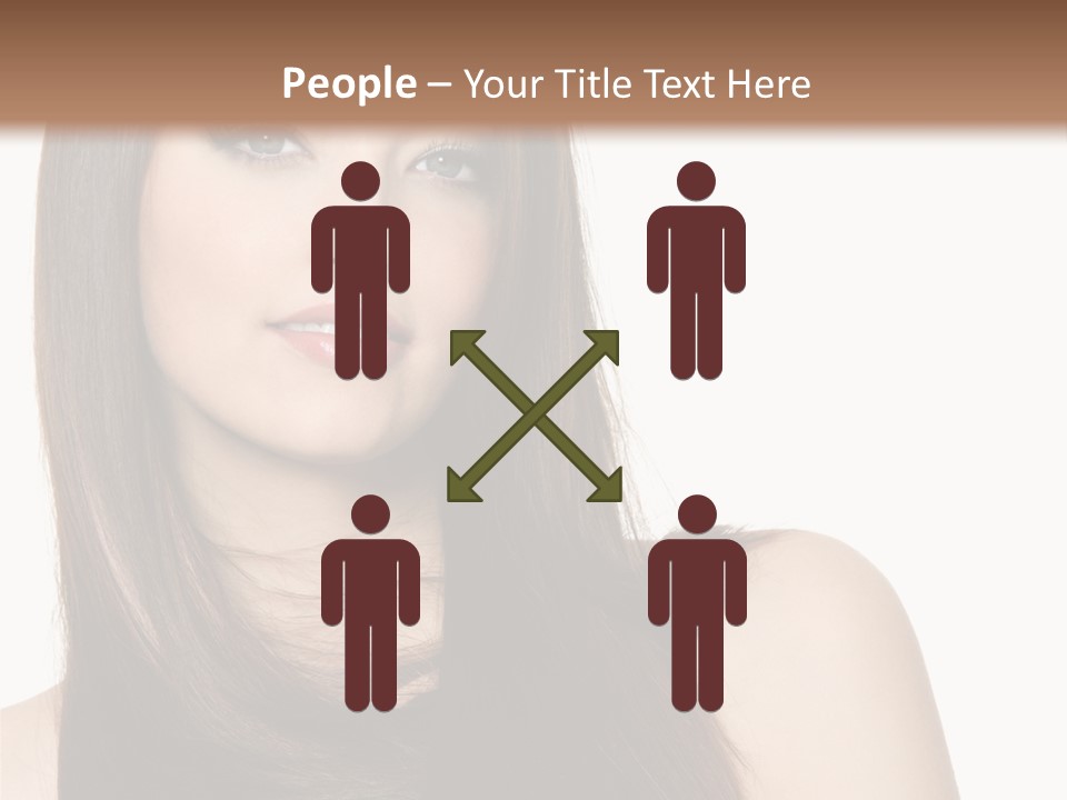 Sexy Woman Gloss PowerPoint Template