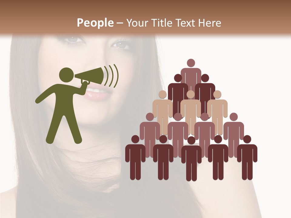 Sexy Woman Gloss PowerPoint Template