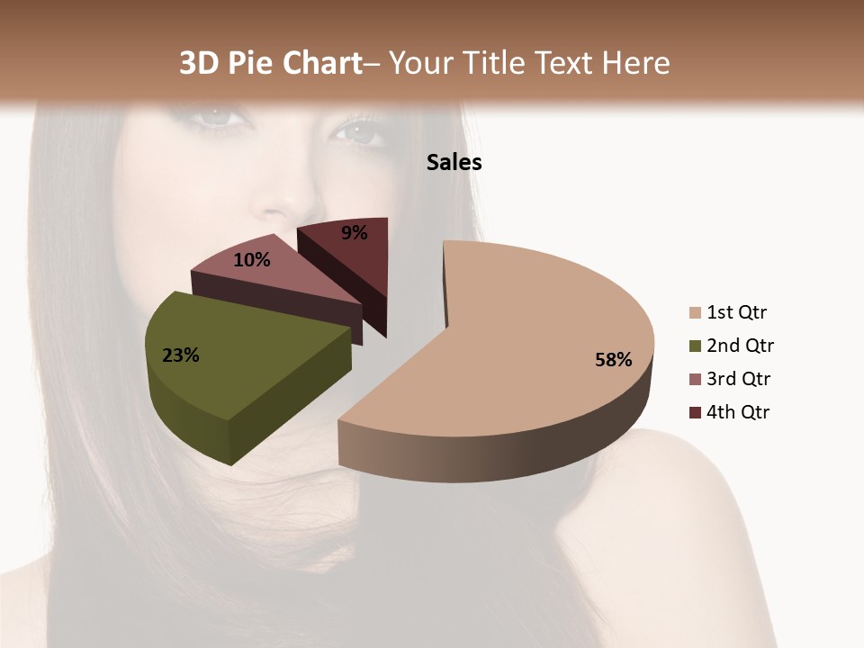 Sexy Woman Gloss PowerPoint Template