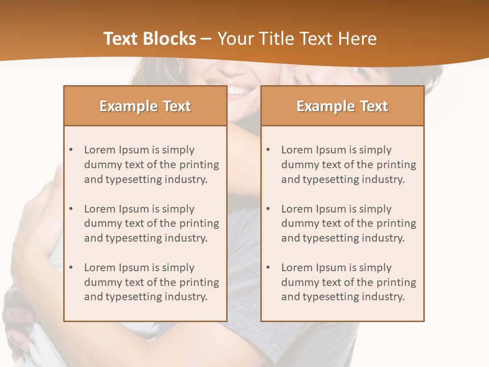 Healthy Couple Happiness PowerPoint Template