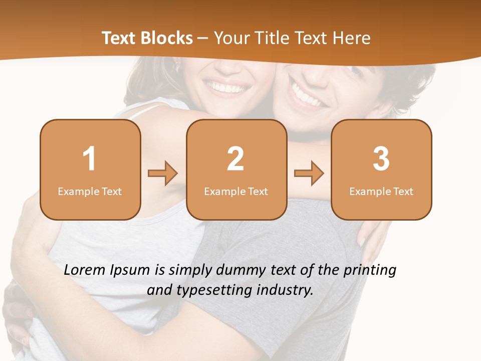 Healthy Couple Happiness PowerPoint Template