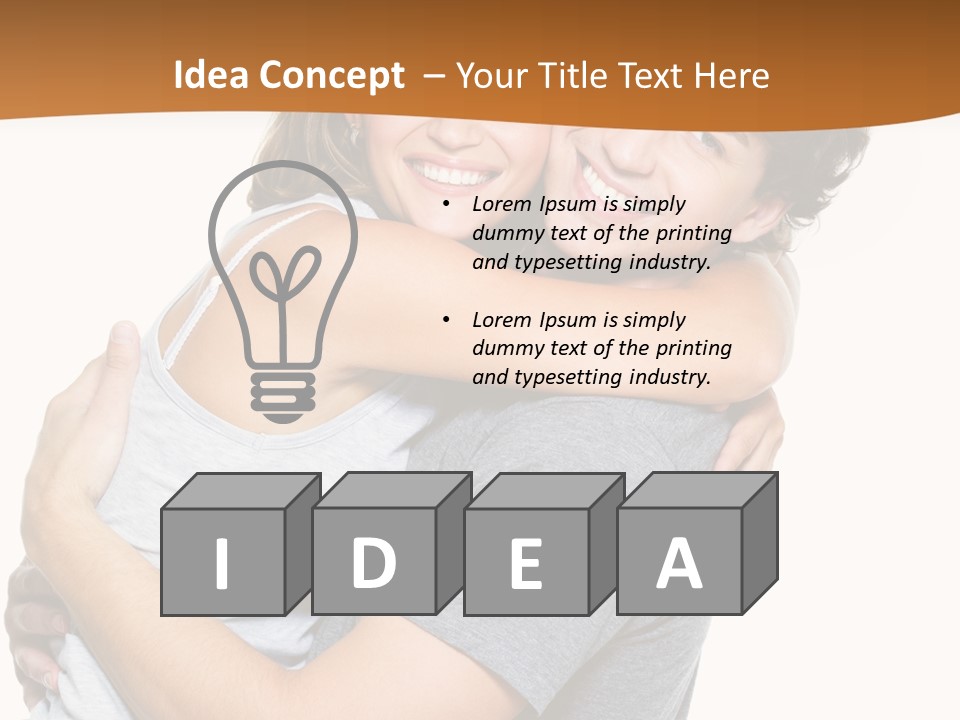 Healthy Couple Happiness PowerPoint Template