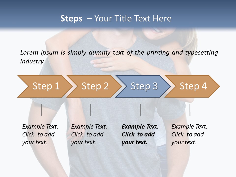 Lover Healthy Caucasian PowerPoint Template