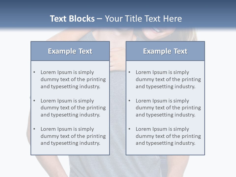 Lover Healthy Caucasian PowerPoint Template