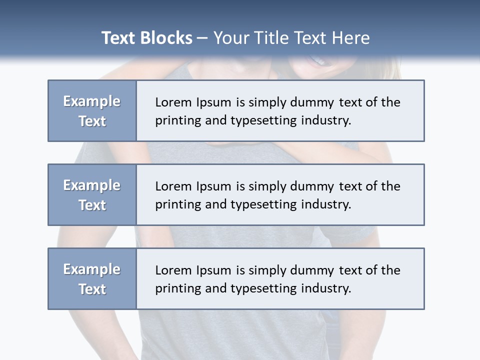 Lover Healthy Caucasian PowerPoint Template