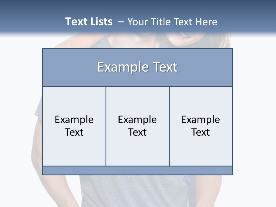Lover Healthy Caucasian PowerPoint Template