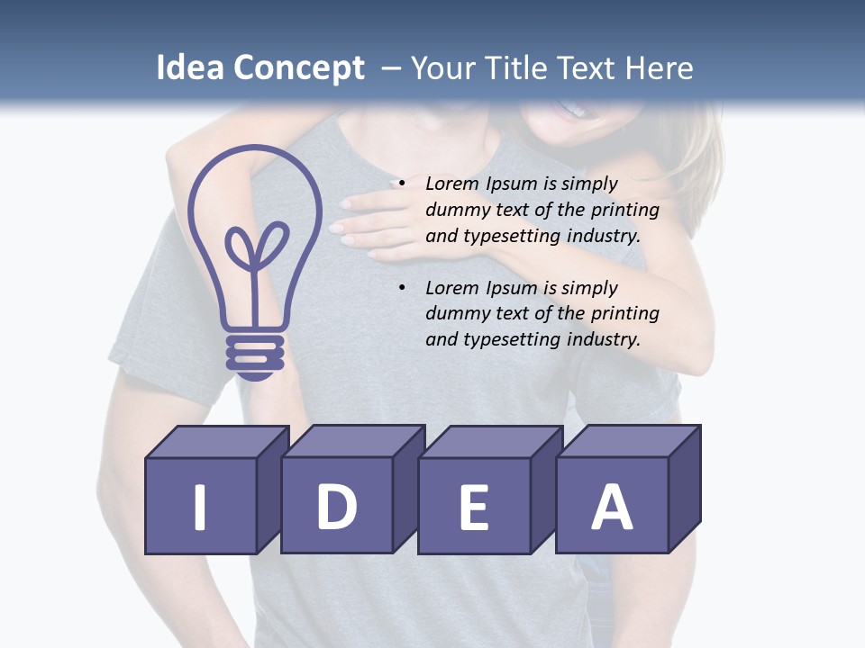 Lover Healthy Caucasian PowerPoint Template