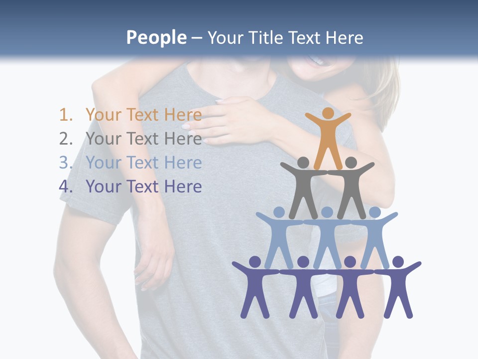 Lover Healthy Caucasian PowerPoint Template