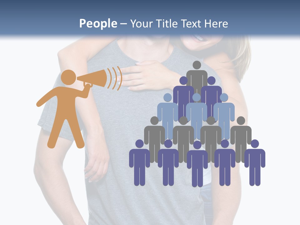 Lover Healthy Caucasian PowerPoint Template