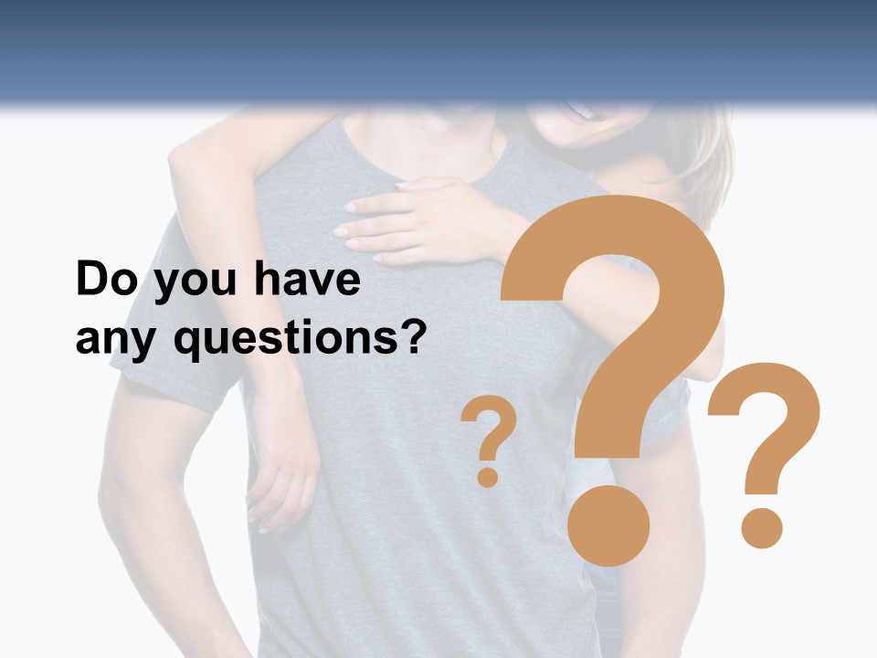 Lover Healthy Caucasian PowerPoint Template