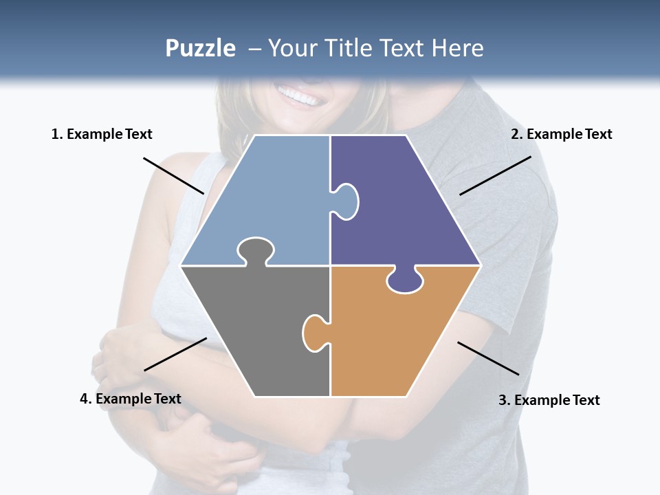 Full Length Young Happiness PowerPoint Template