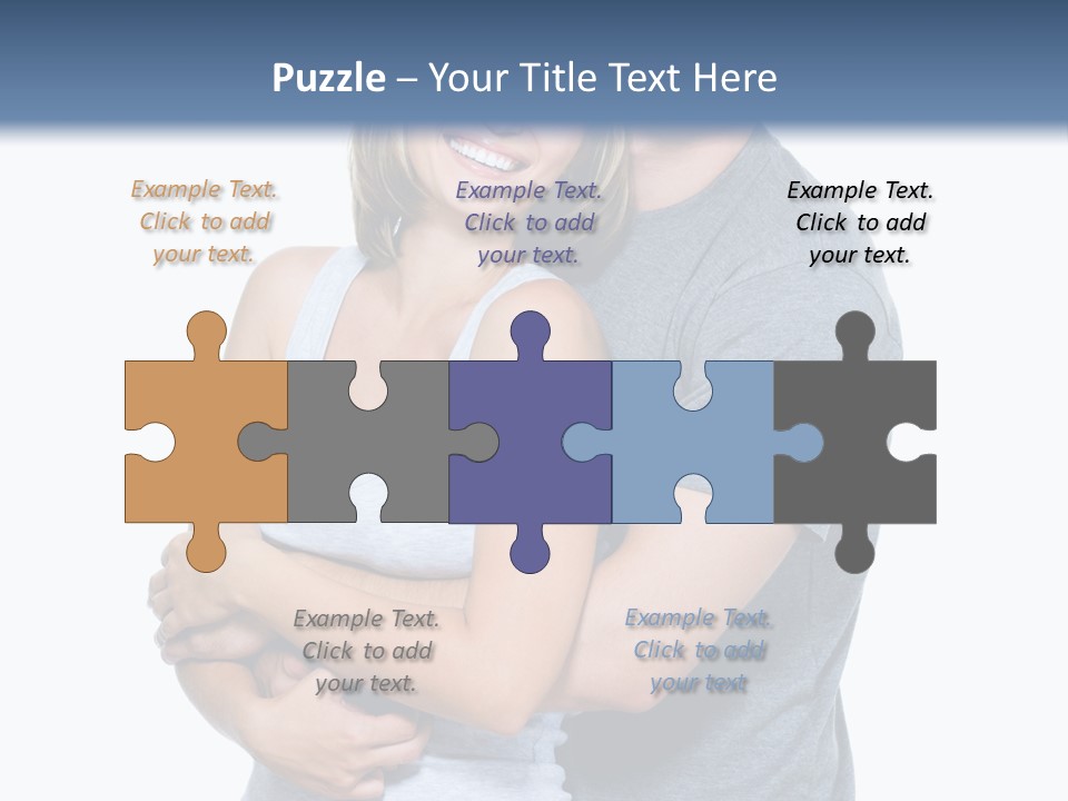 Full Length Young Happiness PowerPoint Template