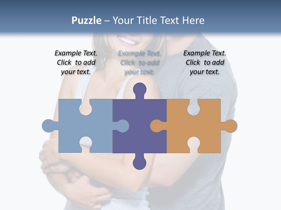 Full Length Young Happiness PowerPoint Template