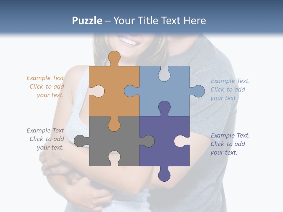 Full Length Young Happiness PowerPoint Template