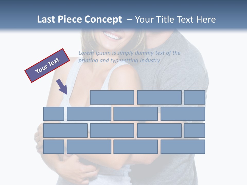 Full Length Young Happiness PowerPoint Template