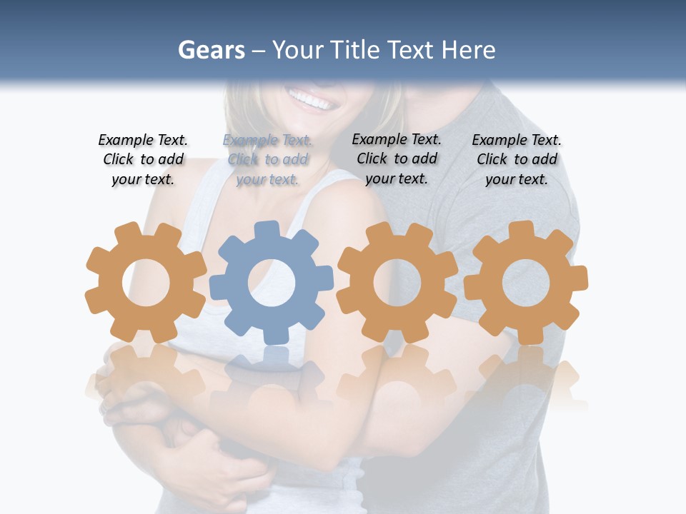 Full Length Young Happiness PowerPoint Template